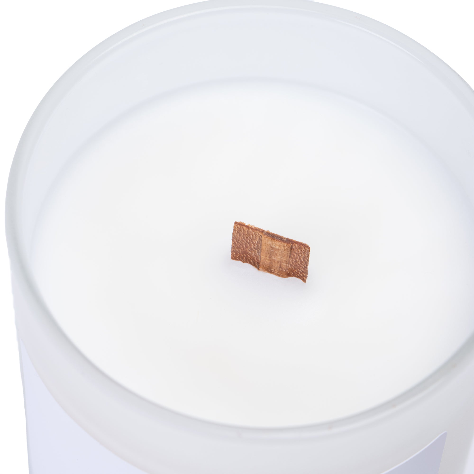 FROSTED CANDLE 11OZ. HAND-POURED