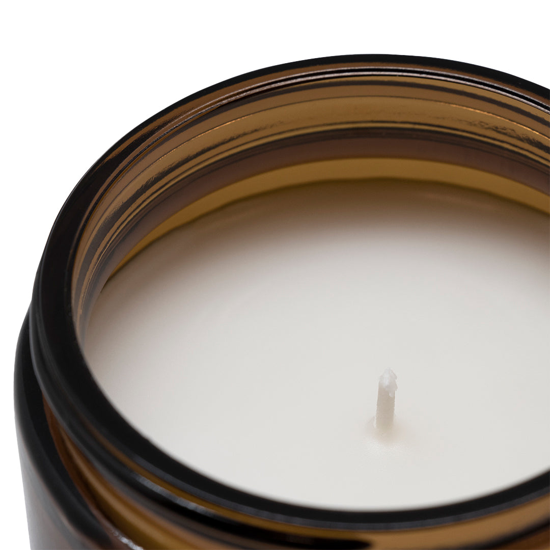 PRIVATE LABEL AMBER JAR CANDLES – QTY 12