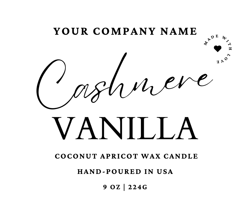 VELA ESCARCHADA DE 11 OZ. DERRAMADA A MANO