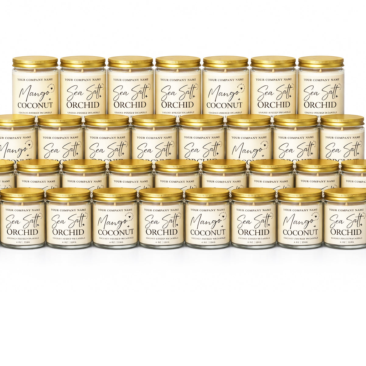 VELA ESCARCHADA DE 11 OZ. DERRAMADA A MANO