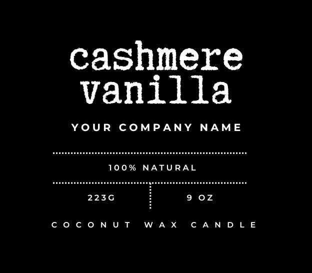 VELA ESCARCHADA DE 11 OZ. DERRAMADA A MANO