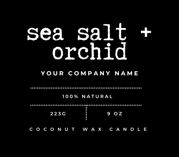 VELA ESCARCHADA DE 11 OZ. DERRAMADA A MANO