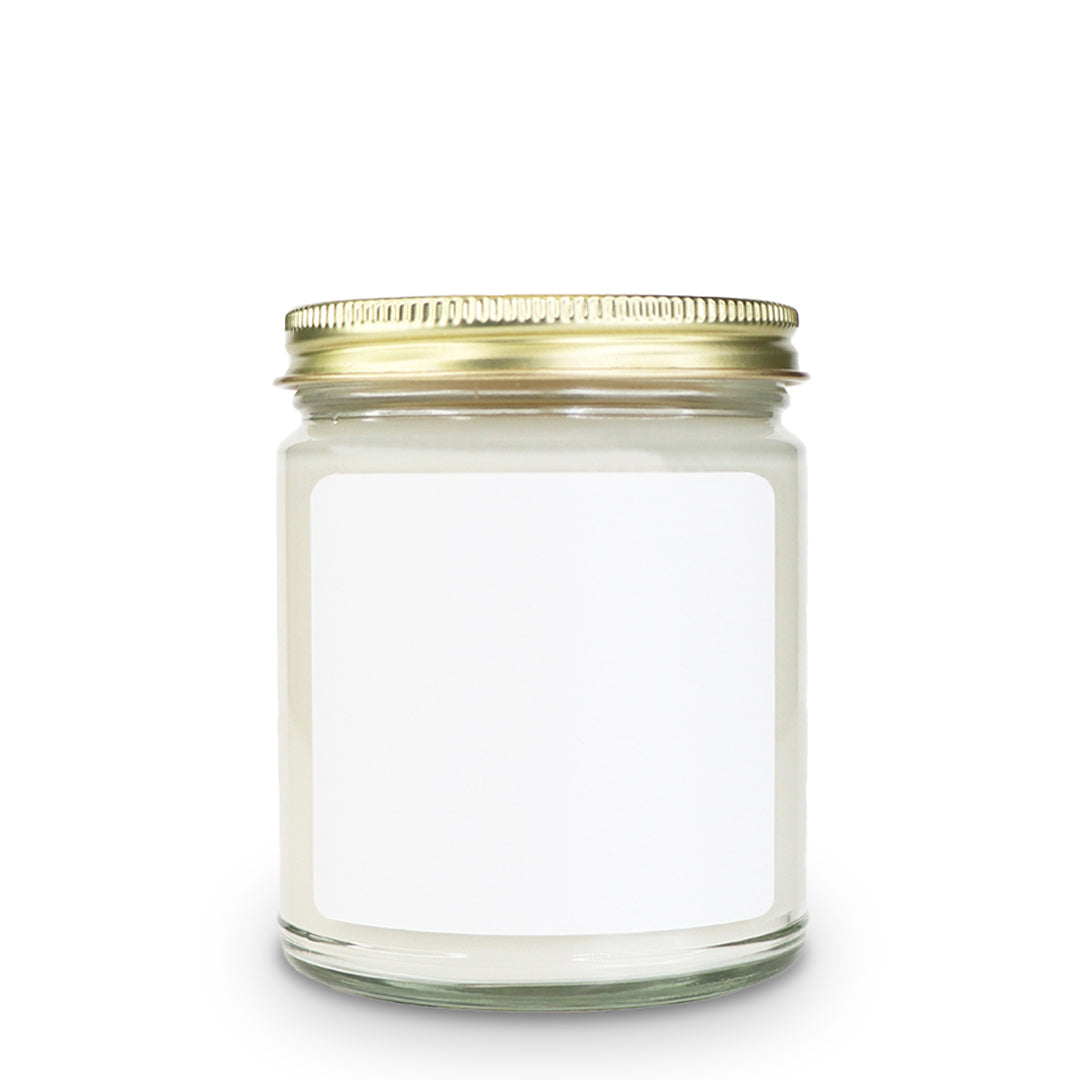 CLEAR JAR CANDLES, HAND-POURED USA