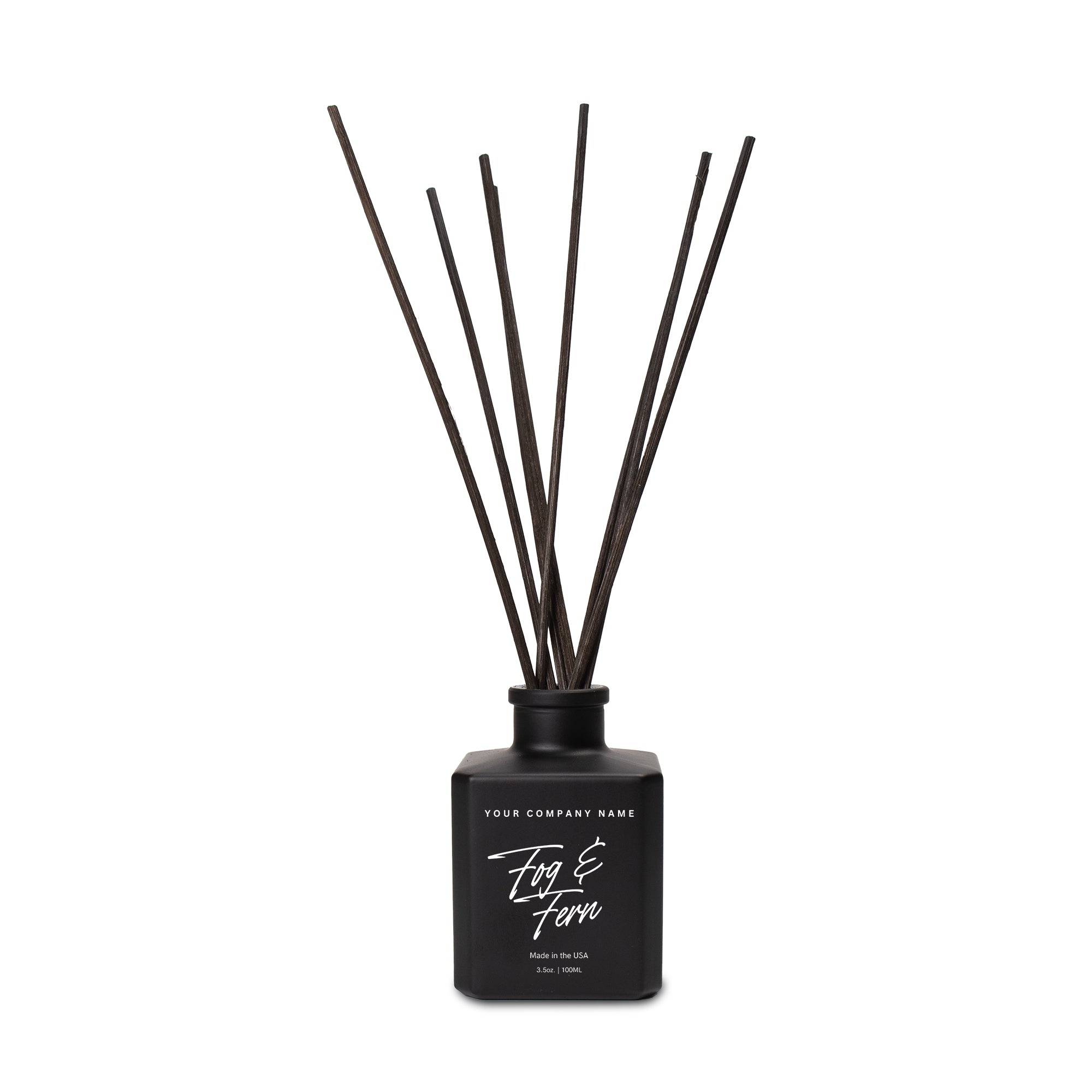 Matte Black Cube Reed Diffuser - COMING SOON