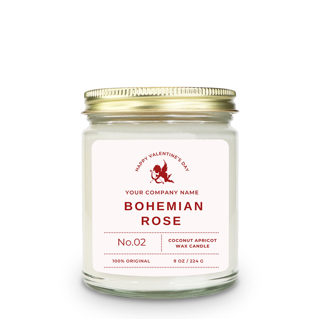 VELA DE ÁMBAR DE 9 OZ. DERRAMADA A MANO