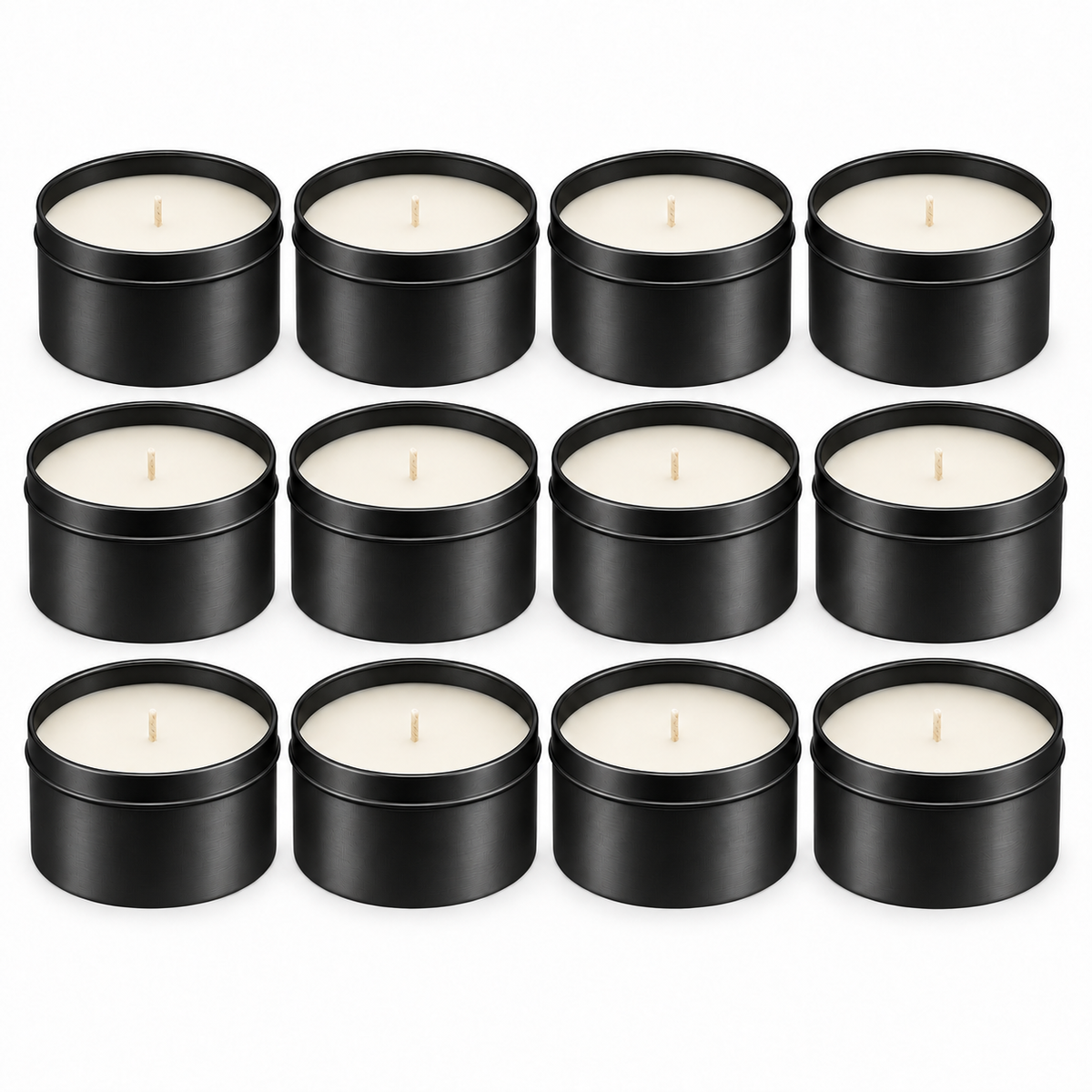 Private Label Candles - 4oz & 8oz Tin (Qty 12)