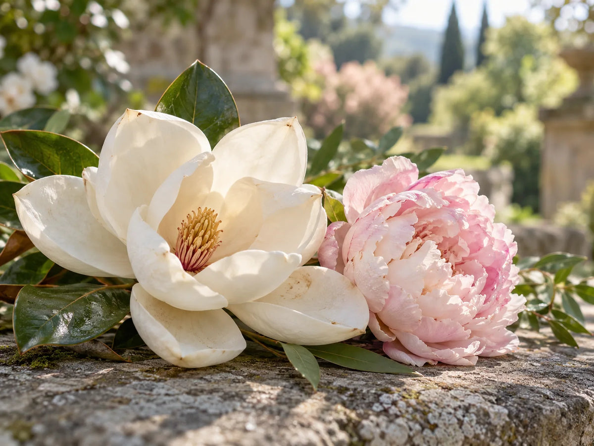 Magnolia and Peony fragrance mood image