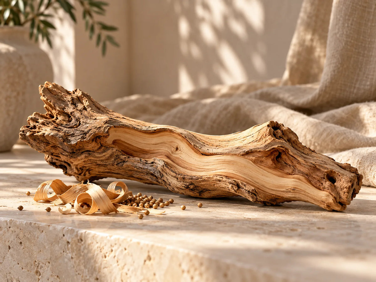 Sandalwood fragrance mood image
