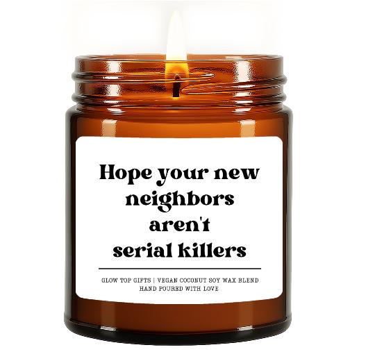AMBER JAR CANDLE 4OZ. and 9OZ HAND-POURED