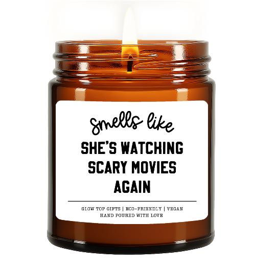AMBER JAR CANDLE 4OZ. and 9OZ HAND-POURED