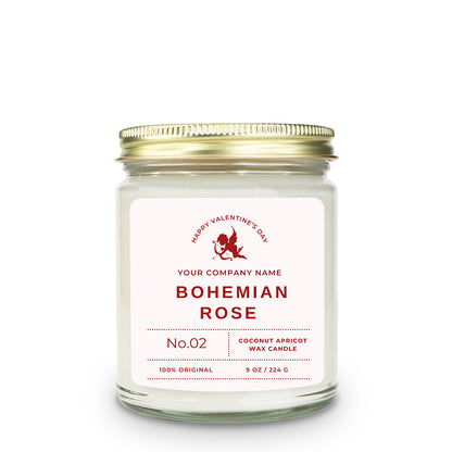 VELA DE ÁMBAR DE 9 OZ. DERRAMADA A MANO