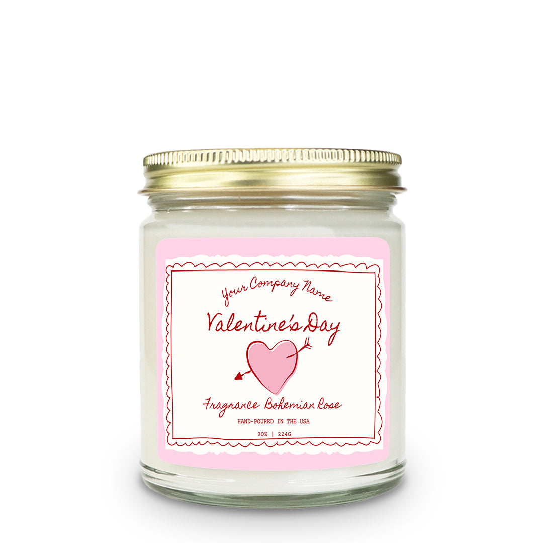 VELA DE ÁMBAR DE 9 OZ. DERRAMADA A MANO