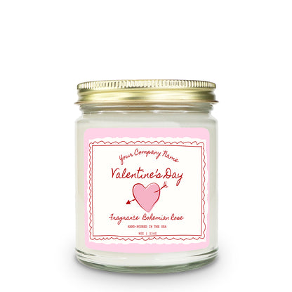 VELA DE ÁMBAR DE 9 OZ. DERRAMADA A MANO