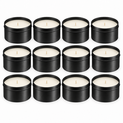 Private Label Candles - 4oz & 8oz Tin (Qty 12)